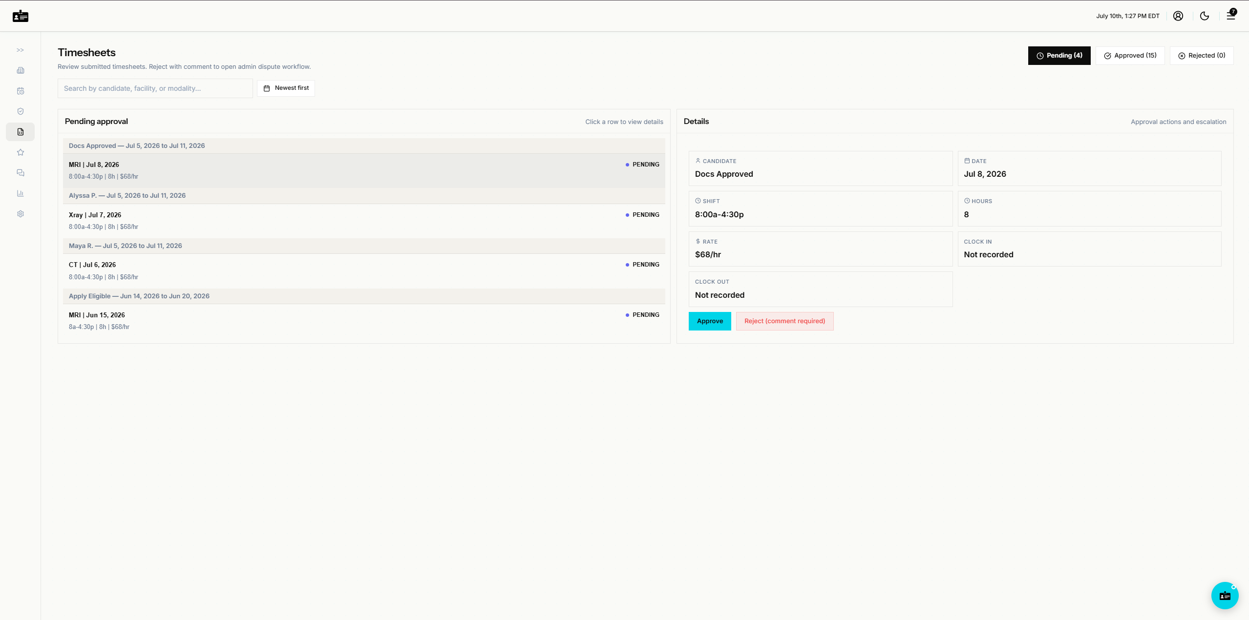 Automated back office